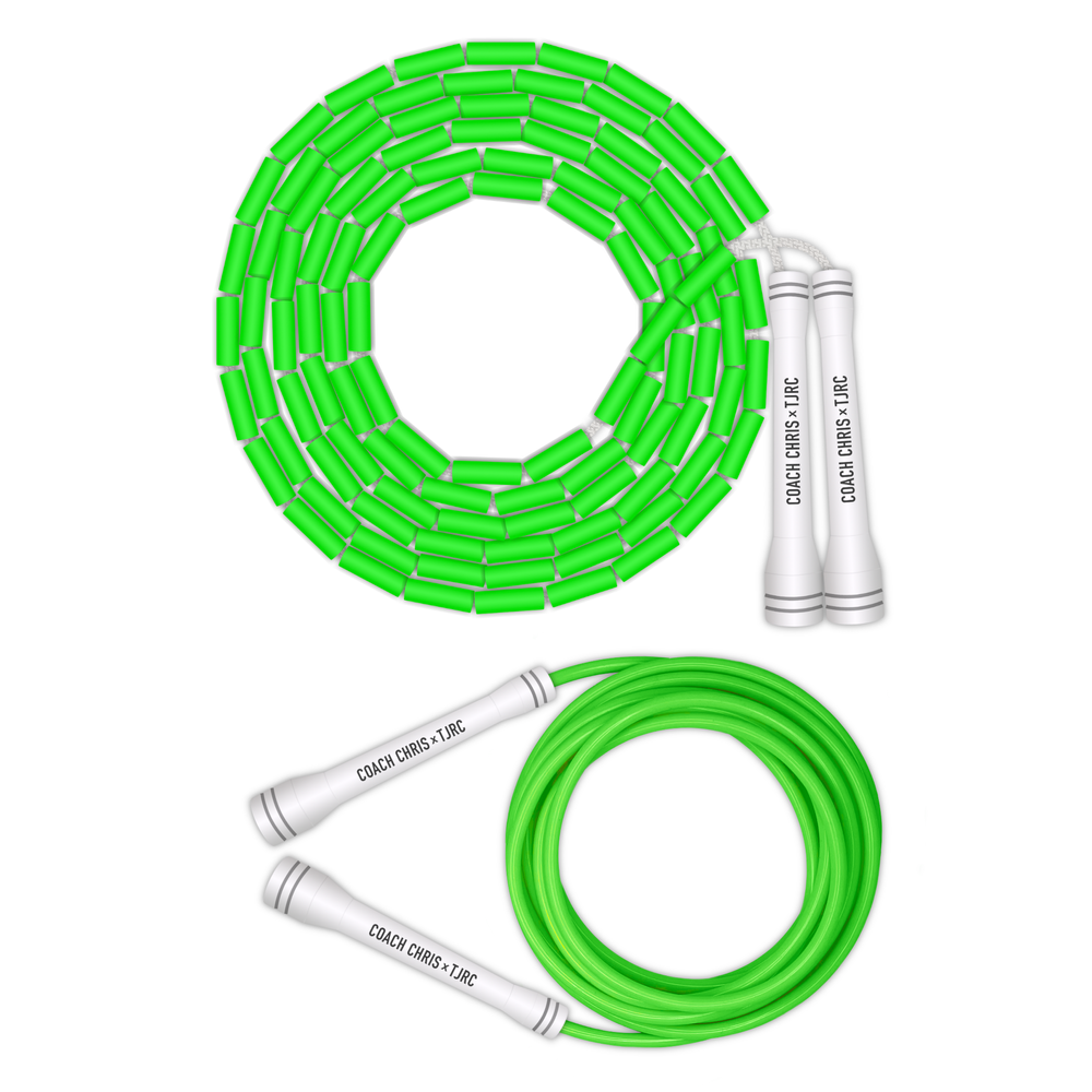 Lime Green Beginner Bundle - Coach Chris | The Jump Rope Company